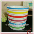 Rainbow Wholesale Porcelain Ceramic Trash Can Bin Rubbish Box